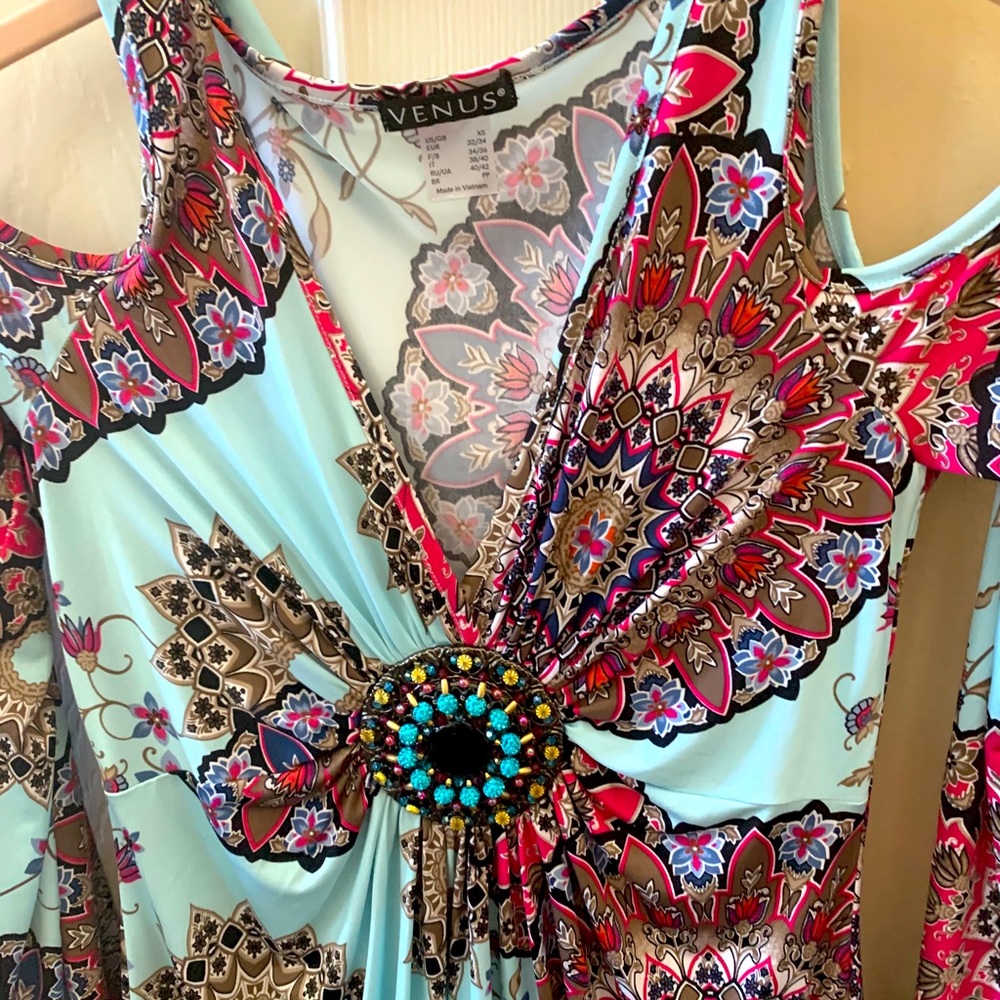 Venus Ladies Cold Shoulder Sexy Cut Blouse